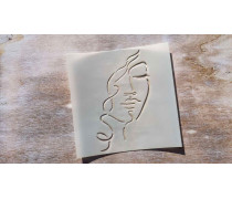 Трафарет Дівчина №1, 12 см