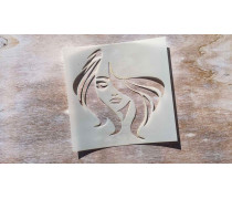 Трафарет Дівчина №2, 12 см