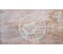 Трафарет Бджола та соти, 12 см