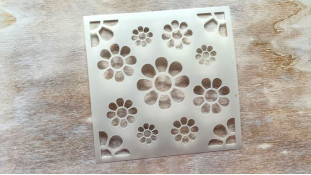 Трафарет Квіточки, 12 см