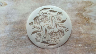 Трафарет Петриківський розпис №2, 12 см