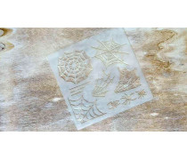 Трафарет Павутини та павуки, 12 см