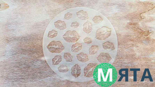 Трафарет Губки маленькі, 12 см