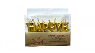 Свічки літери Happy Birthday