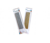 Свічки для торта довгі, 6 шт