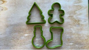 Вирубки Новорічні. Набір №1