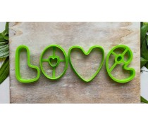 Набір вирубок LOVE №3