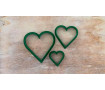 Набір вирубок Серця, 3 шт