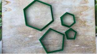 Набір вирубок Футбольний м'яч, 4 шт