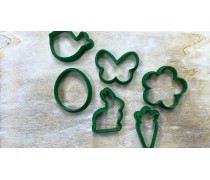 Набір вирубок Пасха №1, 6 шт