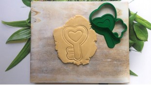 Вирубка + штамп Ключик