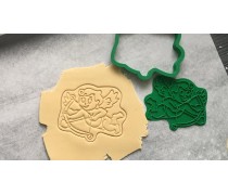 Вирубка + штамп Купідон №1