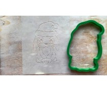 Вирубка + трафарет Зайчик №4