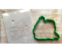 Вирубка + трафарет Дракончик №1