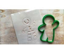 Вирубка + трафарет Пряникова Людина №3