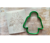 Вирубка + трафарет Ангел розпис