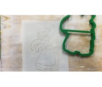 Вирубка + трафарет Микола №1