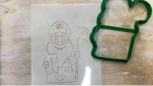 Вирубка + трафарет Микола №2