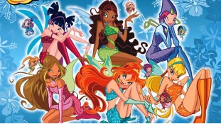 Winx Club синий фон Winx Club синий фон