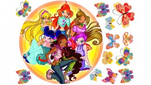 Winx для круглого торта Winx для круглого торта