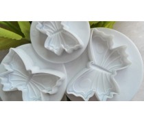 Плунжеры для мастики Бабочки. 3 штуки