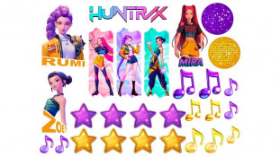 Съедобная картинка Huntrix Охотники на демонов №5