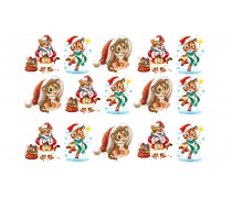 Новогодняя картинка Тигр 9