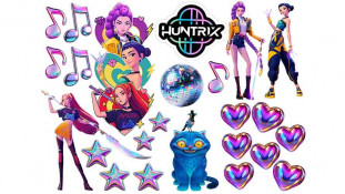 Съедобная картинка Huntrix Охотники на демонов №2