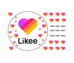 Съедобная картинка Likee (Лайки)