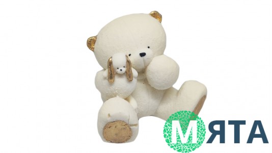 Шоколадная фигурка Mi-Mi Медвежонок с игрушкой 