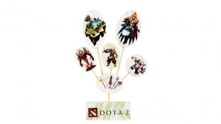 Набор сахарных топперов Dota 2