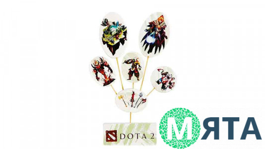 Набор сахарных топперов Dota 2