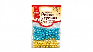 Рисовые шарики Стик Желтый/Голубой