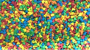 Сахарная посыпка Сердечки №1 разноцветные Сахарная посыпка Сердечки №1 разноцветные