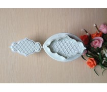 Плунжеры для мастики Ажурные Рифленые. 2 штуки