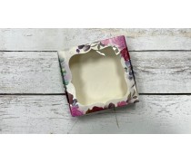 Коробка для пряников 15х15 см, Роза