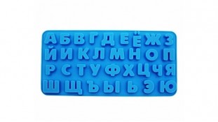 Силиконовая форма Алфавит маленький