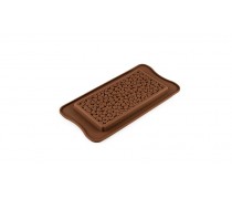 Силиконовая форма Плитка Шоколада Сердечки