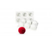 Силиконовая форма Шар из сердец, 6 шт