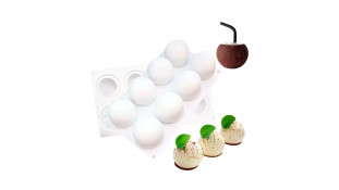 Силиконовая форма Шары, 8 шт
