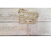 Топпер "Happy Birthday" 2, дерево