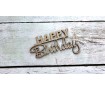 Боковой топпер "Happy Birthday" №20, дерево