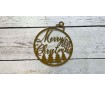 Топпер "Merry Christmas" №1, картон