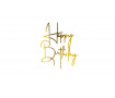 Топпер "Happy Birthday" №29, картон