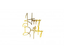 Топпер "Happy Birthday" №29, картон