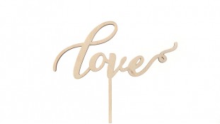 Топпер "Love", дерево Топпер "Love", дерево