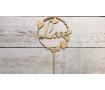 Топпер Love №4, дерево