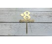 Топпер "З 8 Березня" №6, картон