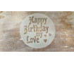 Трафарет для Бенто, Happy Birthday #2