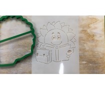 Вырубка + трафарет Солнце с Книгой